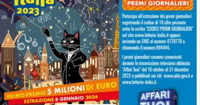 Lotteria Italia 2023 2024, Estrazione Dei Biglietti Vincenti E Primo ...